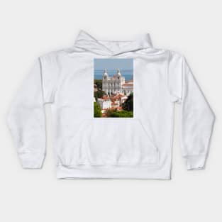 Igreja de Sao Vicente de Fora in Alfama, Lisbon, Portugal Kids Hoodie